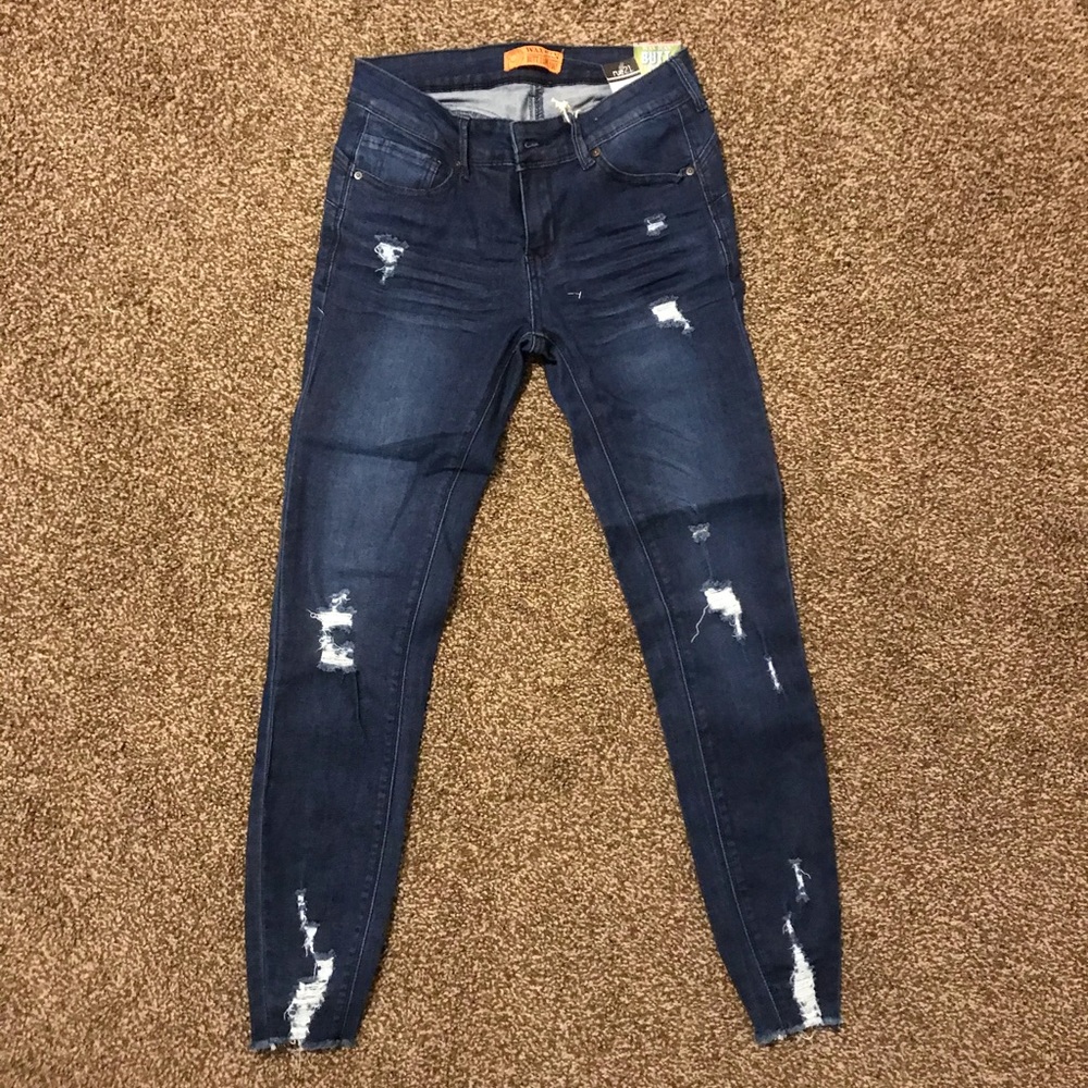Dark Wash Crop Jeans